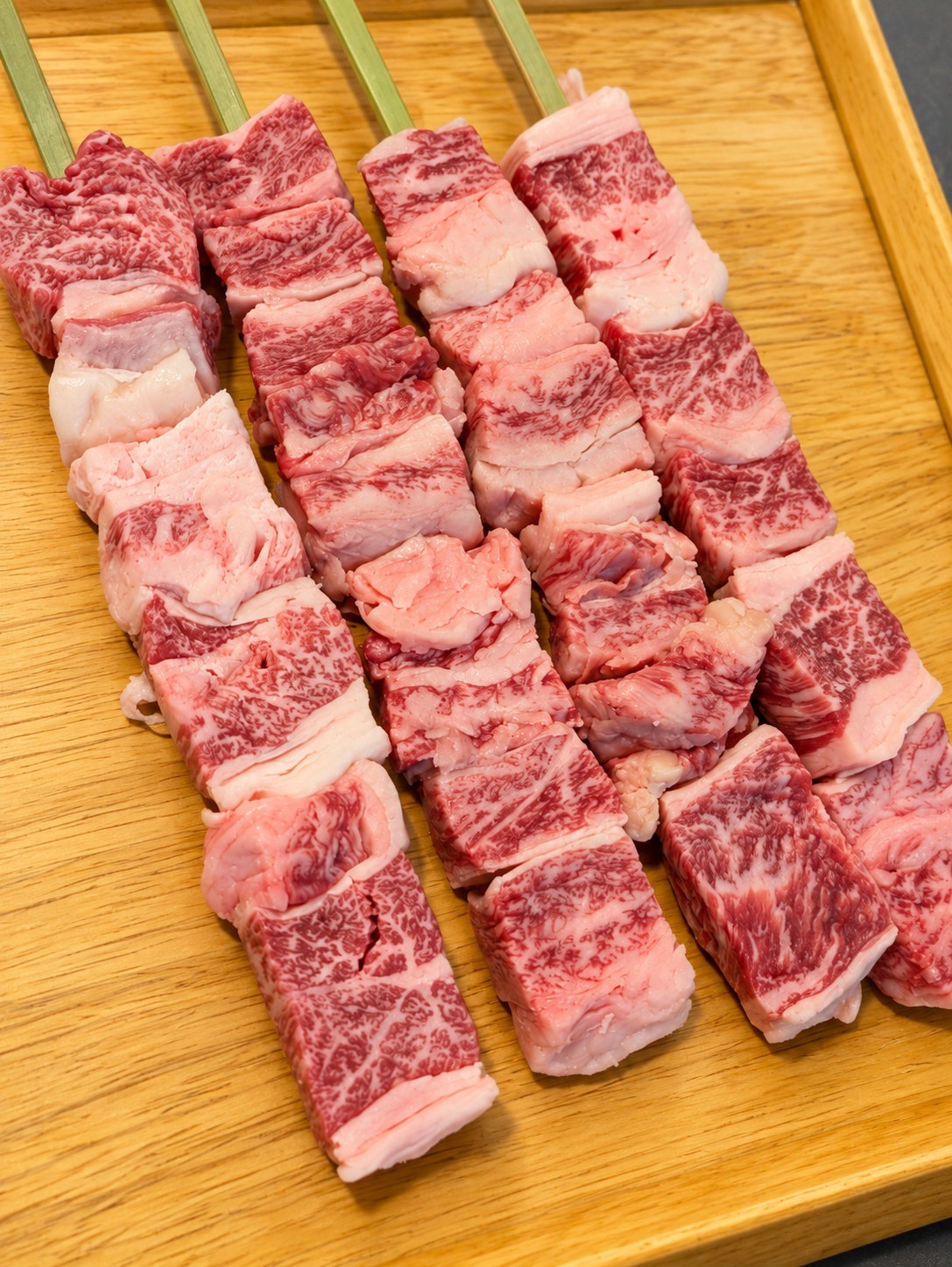 霜降り和牛の串